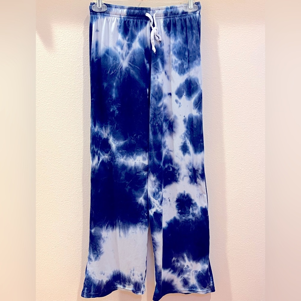 COPY - Hello Mello Dyes the Limit Lounge Pants Women’s Size Small/Medium Blue/W…